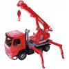 Lena GIGA TRUCKS gaisrinis kraninis sunkvežimis Arocs, kraninio sunkvežimio modelis, 3 m., juoda, pilka, raudona