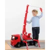 Lena GIGA TRUCKS gaisrinis kraninis sunkvežimis Arocs, kraninio sunkvežimio modelis, 3 m., juoda, pilka, raudona