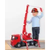Lena GIGA TRUCKS gaisrinis kraninis sunkvežimis Arocs, kraninio sunkvežimio modelis, 3 m., juoda, pilka, raudona