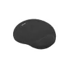 pelė pad NATEC Marmot Juoda su geliniu riešo atrama, medžiaginis paviršius 245×225×22 mm