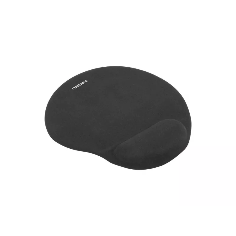 pelė pad NATEC Marmot Juoda su geliniu riešo atrama, medžiaginis paviršius 245×225×22 mm