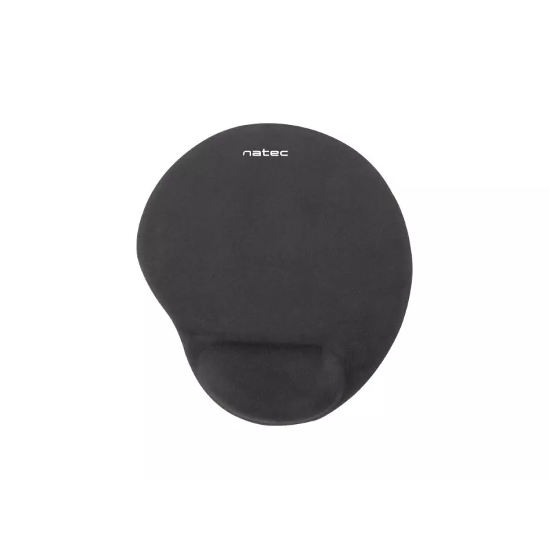 pelė pad NATEC Marmot Juoda su geliniu riešo atrama, medžiaginis paviršius 245×225×22 mm