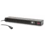 APC NetShelter perjungiamas stovo PDU, 1U, 1PH, 2,3kW 230V 10A arba 2,5kW 208V 12A, 8 C13 lizdų, C14 laidas