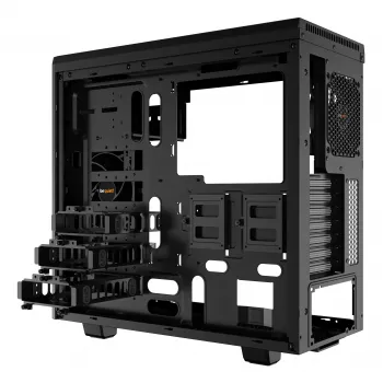 be quiet Pure Base 600 Midi Tower juoda, sidabrinė