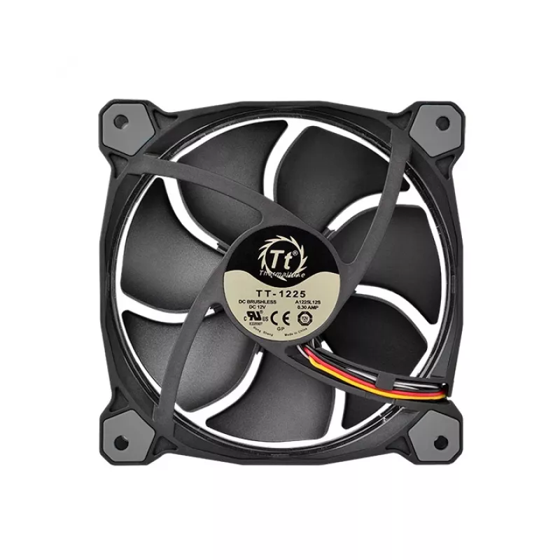 THERMALTAKE Riing 12 LED RGB 256 spalvų aukšto statinio slėgio LED radiatoriaus ventiliatorius (3 ventiliatorių rinkinys)