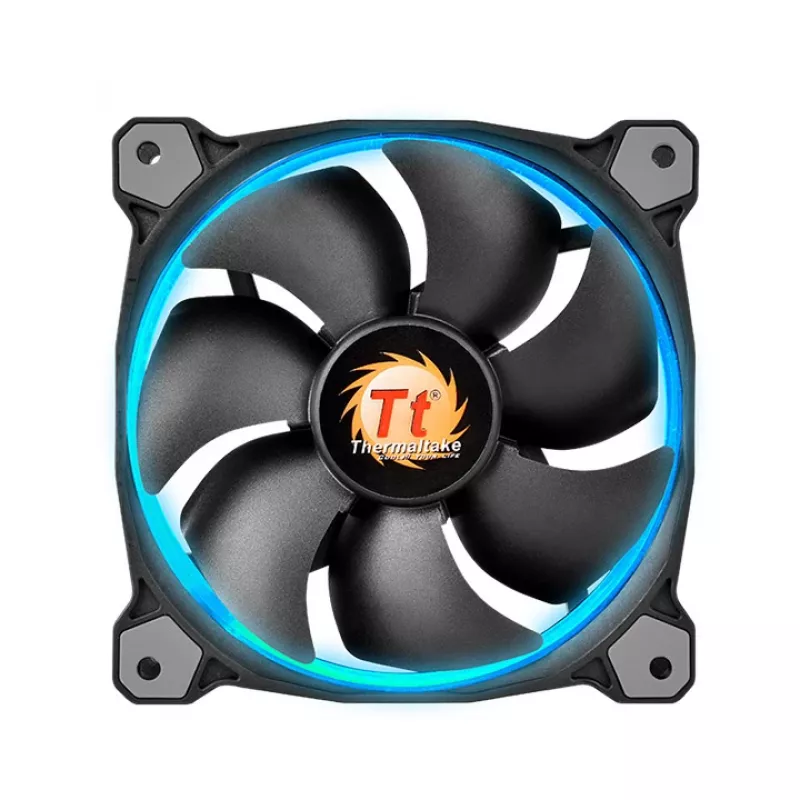 THERMALTAKE Riing 12 LED RGB 256 spalvų aukšto statinio slėgio LED radiatoriaus ventiliatorius (3 ventiliatorių rinkinys)