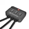 THERMALTAKE Riing 12 LED RGB 256 spalvų aukšto statinio slėgio LED radiatoriaus ventiliatorius (3 ventiliatorių rinkinys)