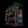 THERMALTAKE Riing 12 LED RGB 256 spalvų aukšto statinio slėgio LED radiatoriaus ventiliatorius (3 ventiliatorių rinkinys)