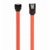 GEMBIRD SATA III duomenų laidas su 90 laipsnių kampuotu jungtimi, 50 cm – Metal ClIPS