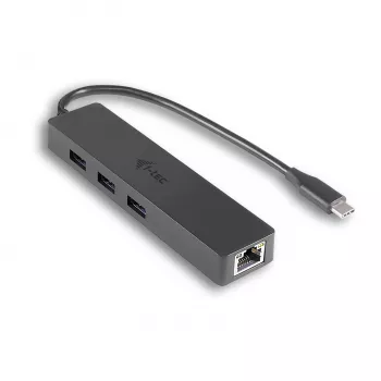 i-tec Advance USB-C plonas Passive HUB 3 Port + Gigabit Ethernet Adapter