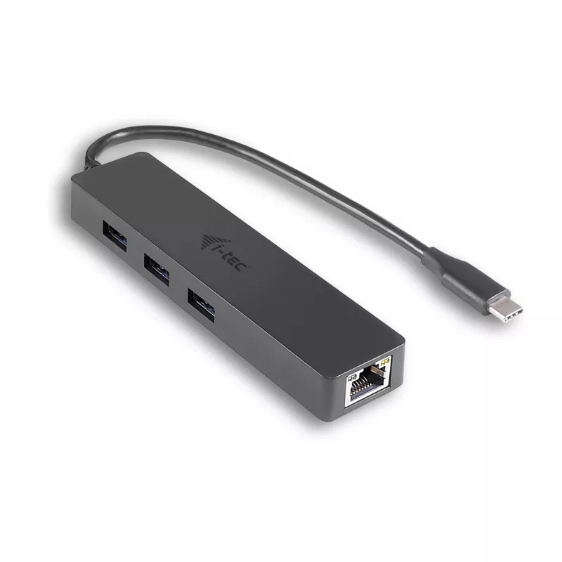 i-tec Advance USB-C plonas Passive HUB 3 Port + Gigabit Ethernet Adapter