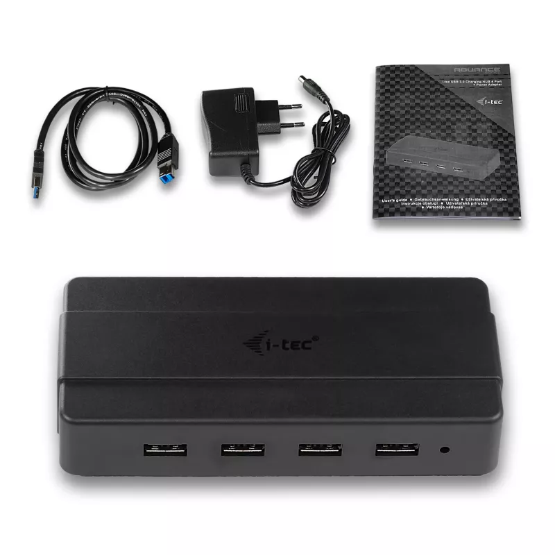 i-tec USB 3.0 Charging HUB 4 prievadų maitinimo adapteris USB 3.2 Gen 1 Type-B