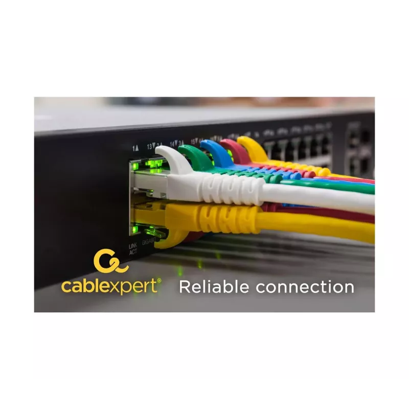 GEMBIRD komutacinis kabelis - CAT6 - UTP - 5m - Green