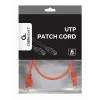 GEMBIRD komutacinis kabelis - CAT6 - UTP - 50cm - Red