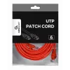 GEMBIRD komutacinis kabelis - CAT6 - UTP - 5m - Red