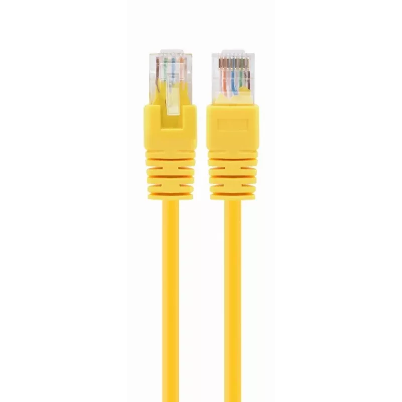 Tinklo kabelis Gembird Cat6 U/UTP 0,25 m RJ-45 geltonas