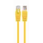 Tinklo kabelis Gembird Cat6 U/UTP 0,25 m RJ-45 geltonas