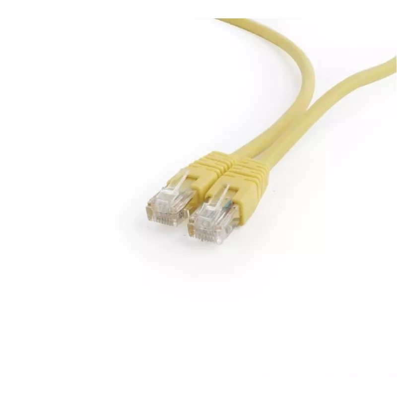 Tinklo kabelis Gembird Cat6 U/UTP 0,25 m RJ-45 geltonas