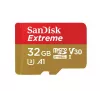 WESTERN DIGITAL SanDisk micro SDXC Extreme 32GB (A1/ V30/ U3/ UHS-I/ Cl.10/ R100/ W60) + adapteris veiksmo kamerai