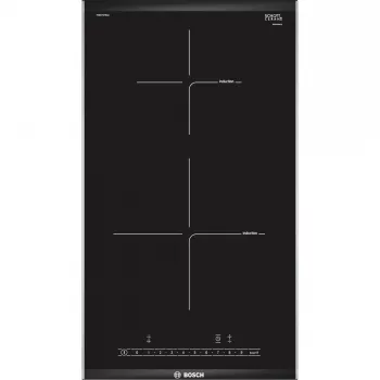 Bosch PIB375FB1E kaitlentė juoda, nerūdijantis plienas Įmontuojama zoninė indukcinė kaitlentė 2 zonos