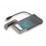 i-tec MySafe USB-C 3.1 Gen. 2 easy, HDD/SSD korpusas, 2,5 colio, Serial ATA, Serial ATA II, Serial ATA III, 10 Gbit/s, USB jungtis, juoda