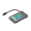 i-tec MySafe USB-C 3.1 Gen. 2 easy, HDD/SSD korpusas, 2,5 colio, Serial ATA, Serial ATA II, Serial ATA III, 10 Gbit/s, USB jungtis, juoda