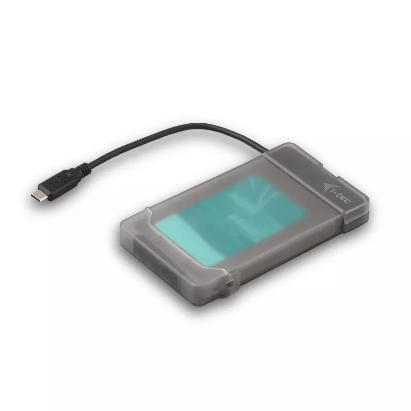 i-tec MySafe USB-C 3.1 Gen. 2 easy, HDD/SSD korpusas, 2,5 colio, Serial ATA, Serial ATA II, Serial ATA III, 10 Gbit/s, USB jungtis, juoda