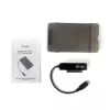 i-tec MySafe USB-C 3.1 Gen. 2 easy, HDD/SSD korpusas, 2,5 colio, Serial ATA, Serial ATA II, Serial ATA III, 10 Gbit/s, USB jungtis, juoda