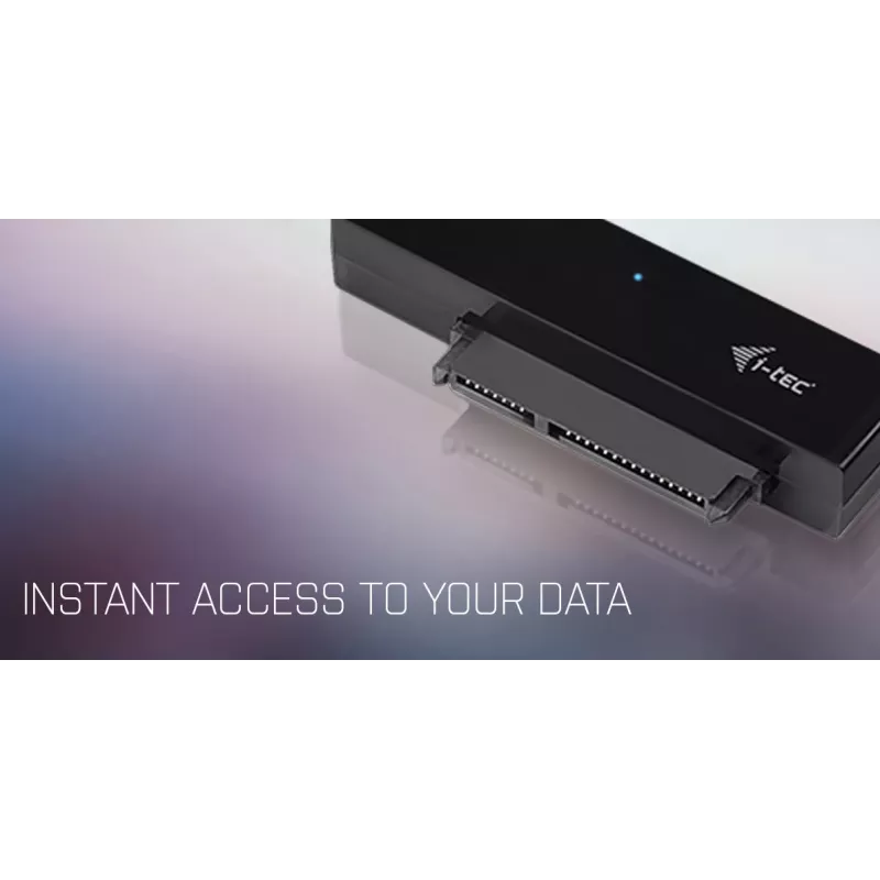 i-tec MySafe USB-C 3.1 Gen. 2 easy, HDD/SSD korpusas, 2,5 colio, Serial ATA, Serial ATA II, Serial ATA III, 10 Gbit/s, USB jungtis, juoda