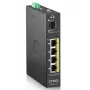 Zyxel RGS100-5P nevaldomas L2 Gigabit Ethernet (10/100/1000) maitinimas per Ethernet (PoE) juodos spalvos