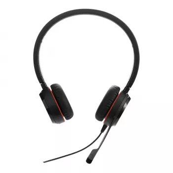 “Jabra Evolve 30 II” pakaitinės ausinės, stereofoninės, laidinės, biurui / skambučių centrui, 150–7000 Hz, 142,5 g, ausinės, juodos
