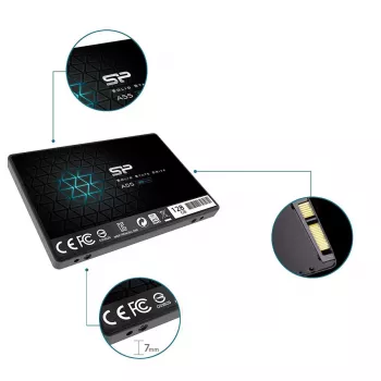 SILICON POWER SSD - A55 - 128GB - 2.5col - SATA III Slc