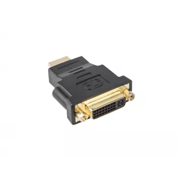 LANBERG lyties keitiklio kabelis HDMI (kištukas) į DVI-D (lizdas, 24+5) juodas, 1920x1080@60Hz, ABS korpusas