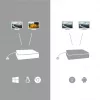 i-tec USB-C 3.1 Dual 4K HDMI vaizdo adapteris, 3.2 Gen 1 (3.1 Gen 1), USB Type-C, HDMI išvestis, 3840 x 2160 pikselių