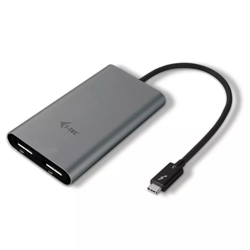 i-tec Thunderbolt 3 Dual DP Video Adapter USB Type-C DisplayPort 1.2a