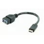 USB laidas Gembird A-OTG-CMAF3-01, USB-C į USB-A, 0,2 m, juodas