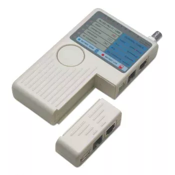 Intellinet 4 viename kabelių testeris, RJ-11, RJ-45, USB ir BNC, vieno mygtuko testas