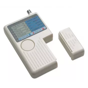 Intellinet 4 viename kabelių testeris, RJ-11, RJ-45, USB ir BNC, vieno mygtuko testas