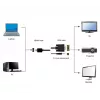 GEMBIRD HDMI į VGA ir garso adapterio kabelis, vieno prievado, 1,8 m - juodas