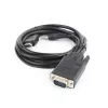 GEMBIRD HDMI į VGA ir garso adapterio kabelis, vieno prievado, 1,8 m - juodas