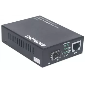 Intellinet Gigabit Ethernet į SFP medijos keitiklis, 10/100/1000Base-Tx į SFP lizdą, tuščias