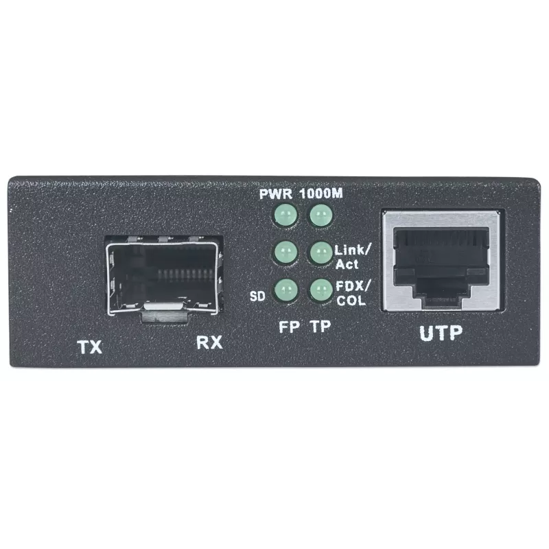 Intellinet Gigabit Ethernet į SFP medijos keitiklis, 10/100/1000Base-Tx į SFP lizdą, tuščias