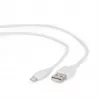 Lightning laidas Gembird CC-USB2-AMLM-2M-W — 2 m, Lightning į USB A, USB 2.0, baltas