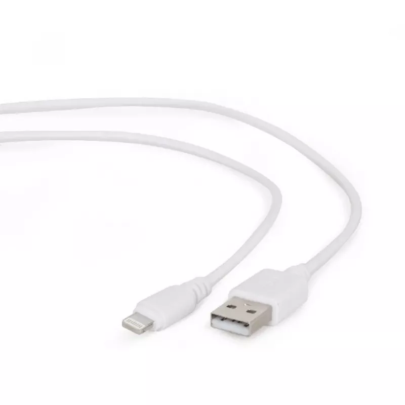Lightning laidas Gembird CC-USB2-AMLM-2M-W — 2 m, Lightning į USB A, USB 2.0, baltas
