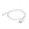 Lightning laidas Gembird CC-USB2-AMLM-2M-W — 2 m, Lightning į USB A, USB 2.0, baltas