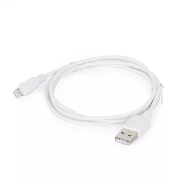 Lightning laidas Gembird CC-USB2-AMLM-2M-W — 2 m, Lightning į USB A, USB 2.0, baltas