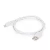 Lightning laidas Gembird CC-USB2-AMLM-2M-W — 2 m, Lightning į USB A, USB 2.0, baltas