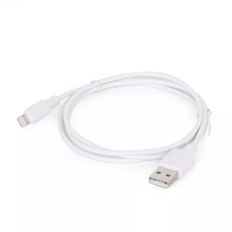 Lightning laidas Gembird CC-USB2-AMLM-2M-W — 2 m, Lightning į USB A, USB 2.0, baltas