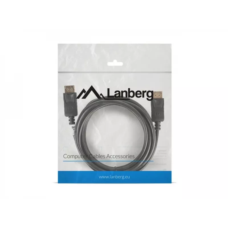 LANBERG DisplayPort kabelis 3 m juodas