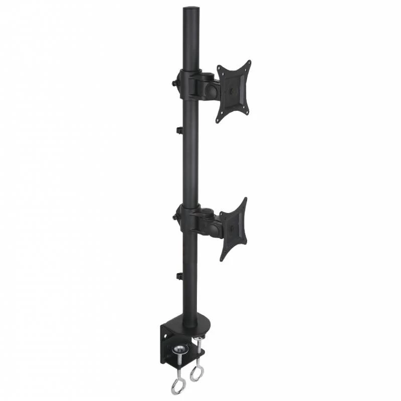 Techly ICA-LCD-350-D monitoriaus laikiklis / stovas 68,6 cm (27 colių) Stalinis Juodas